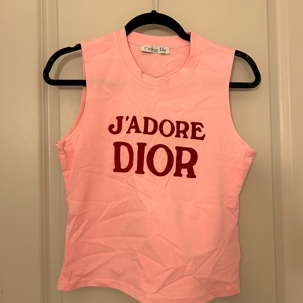 COPY - COPY - Vintage Dior J’Adore Tank Top Great Condition Size L